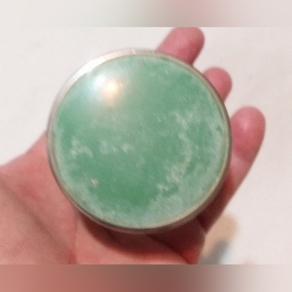 GLASS VANITY POWDER JARS & LIDS LOT OF 5 DRESSER JARS TRINKET JARS VINTAGE - Picture 4 of 12